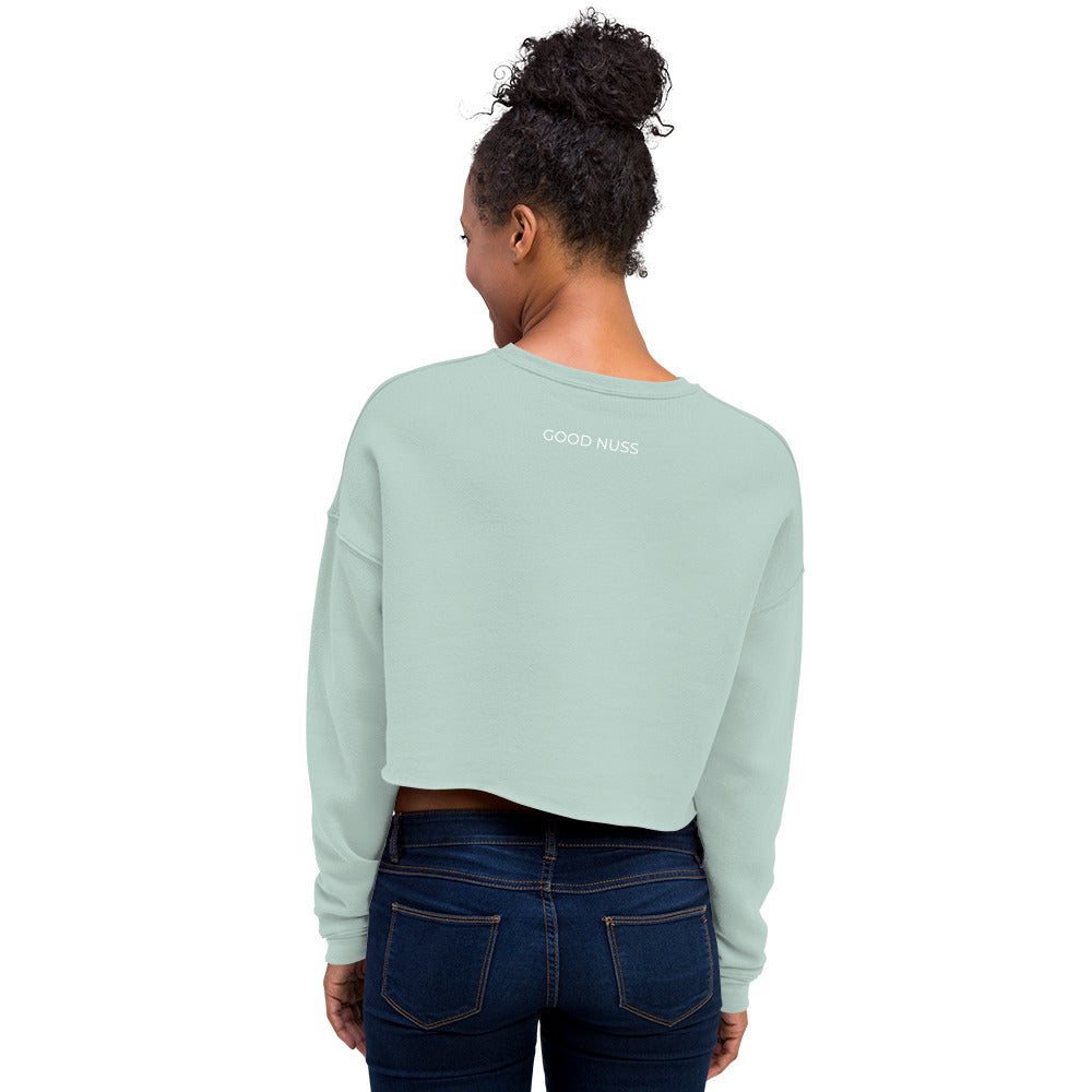 good vibes only Women's Crop Sweatshirt