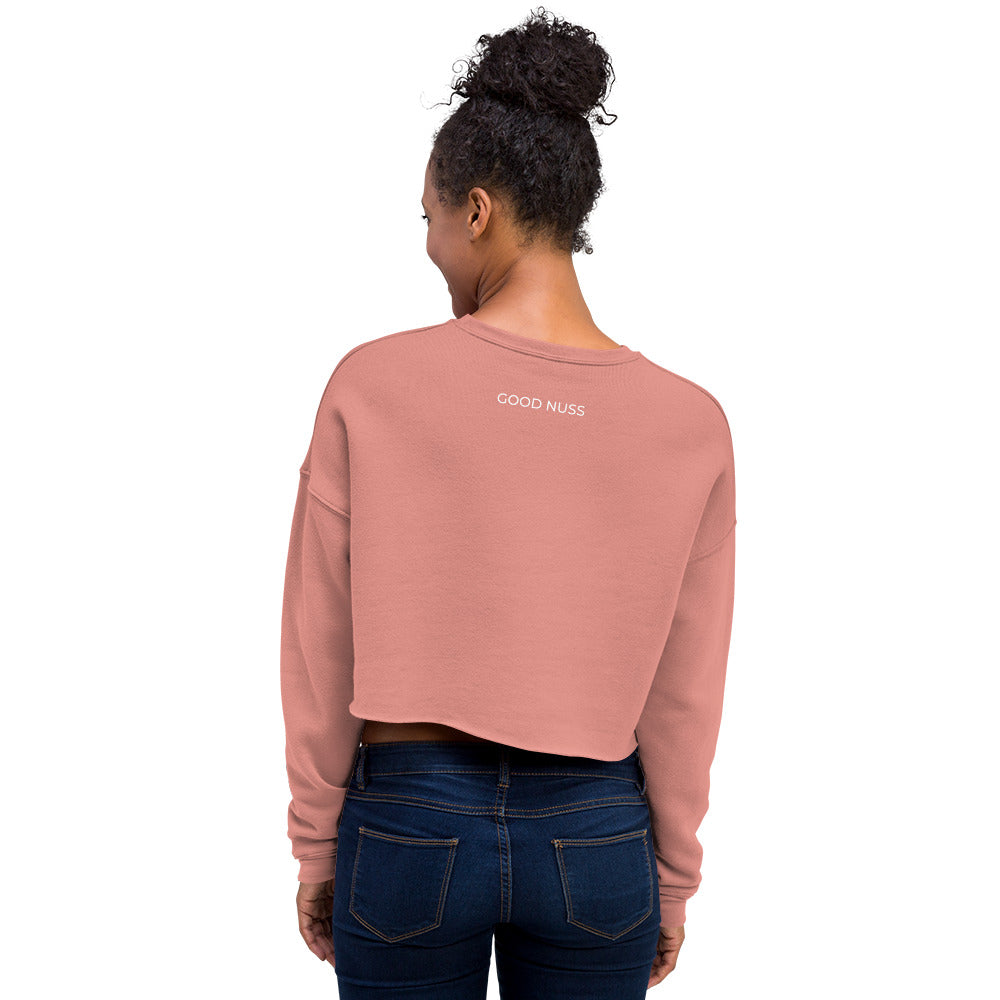 good vibes only Women's Crop Sweatshirt