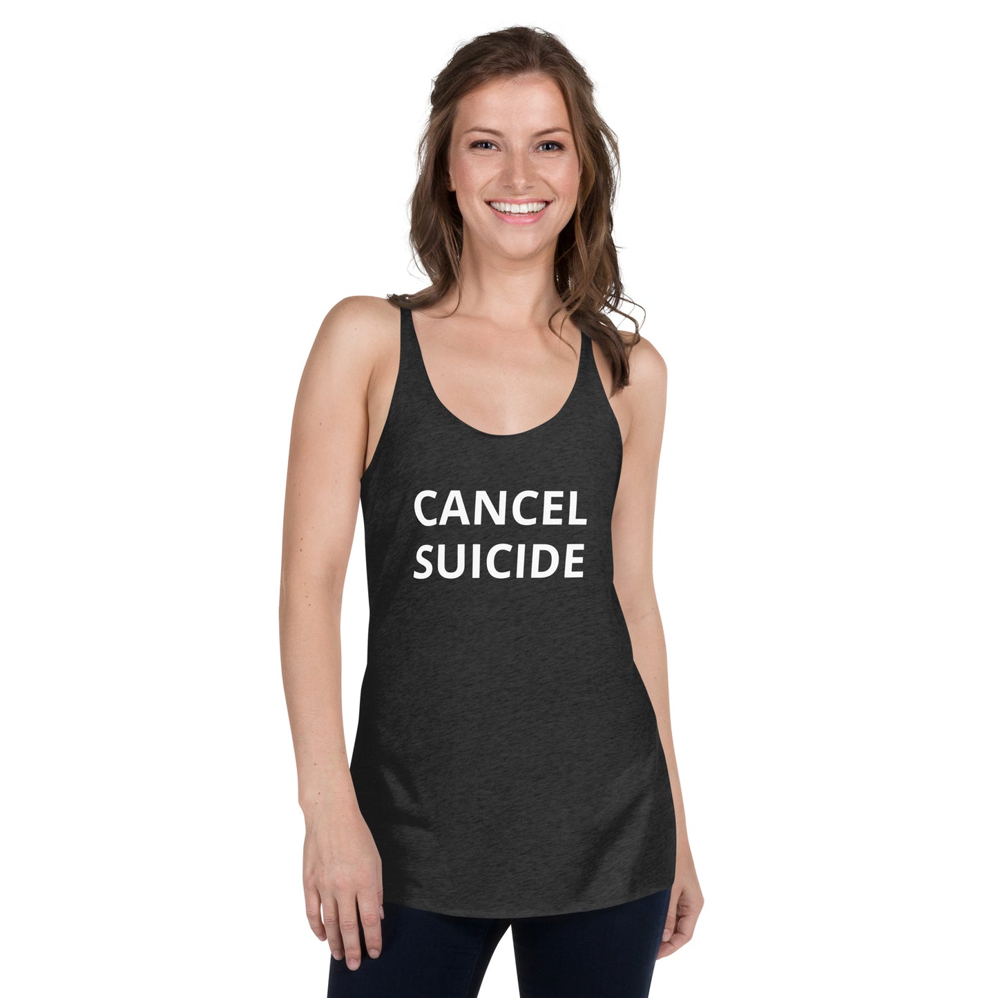 Cancel Suicide Women's Racerback Tank