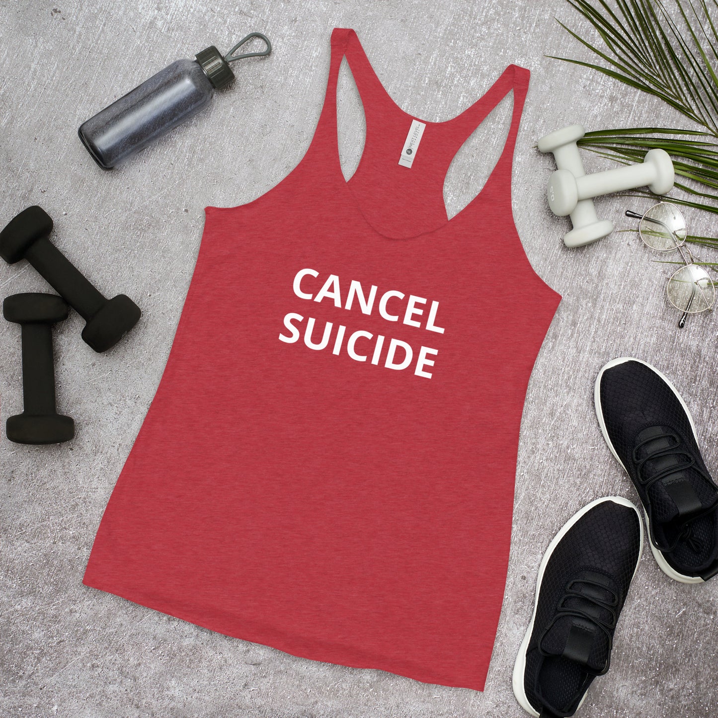 Cancel Suicide Women's Racerback Tank