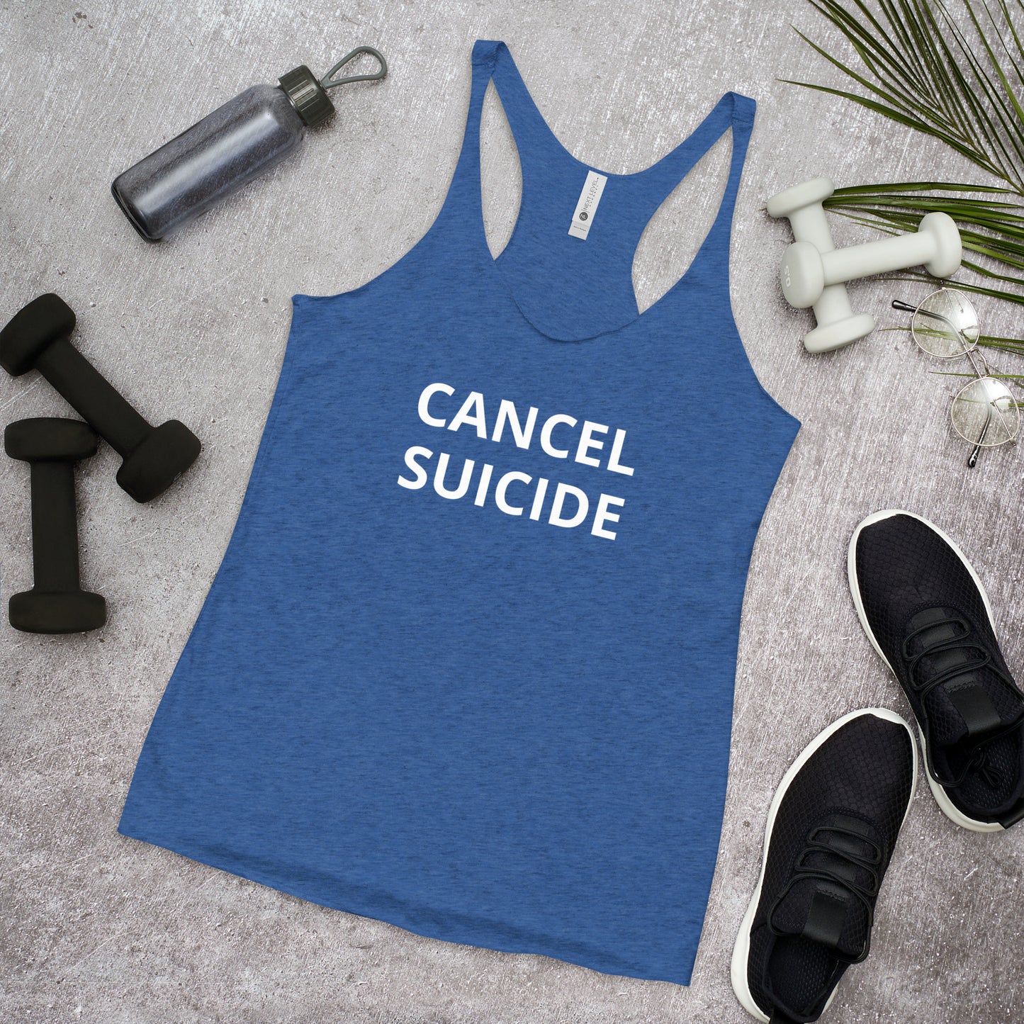 Cancel Suicide Women's Racerback Tank