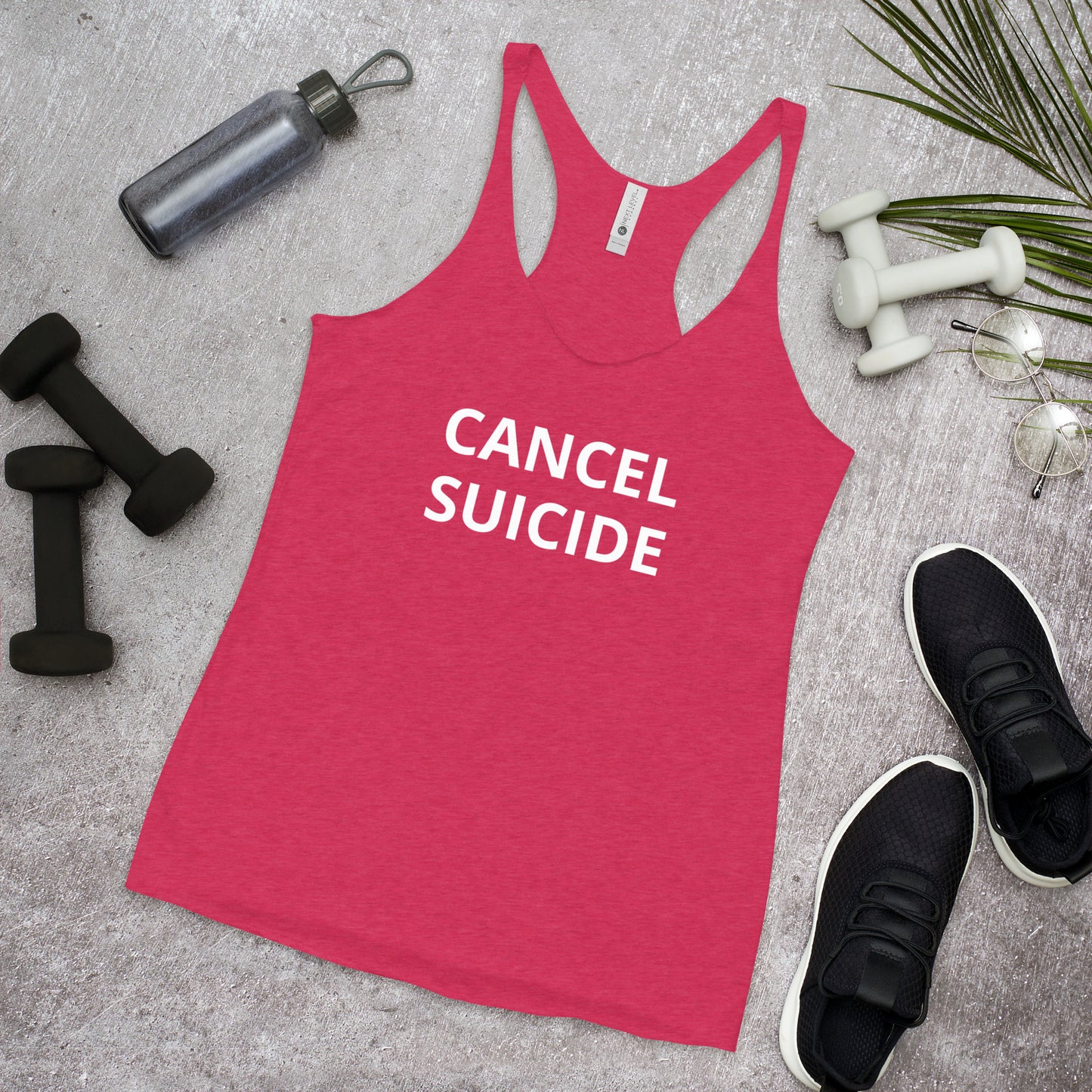 Cancel Suicide Women's Racerback Tank