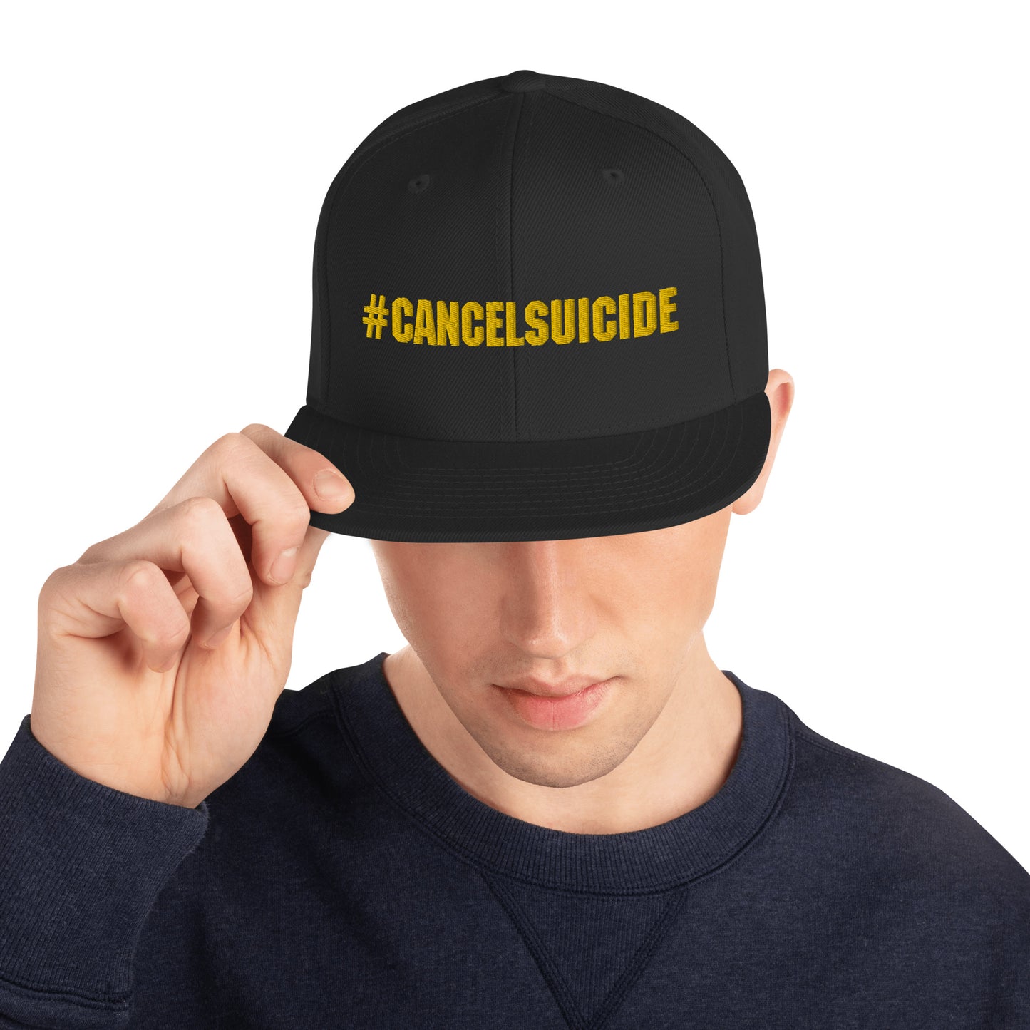 Veteran's Cancel Suicide Snapback Hat