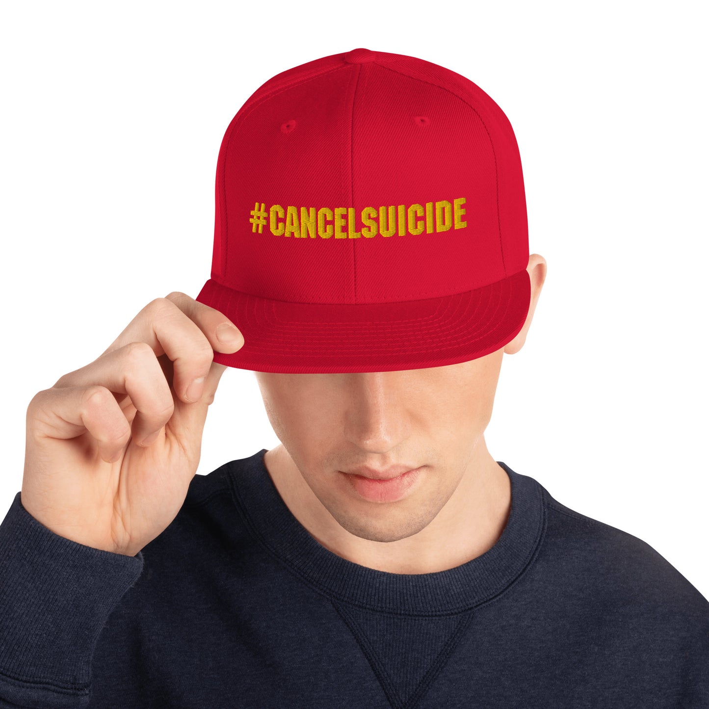 Veteran's Cancel Suicide Snapback Hat