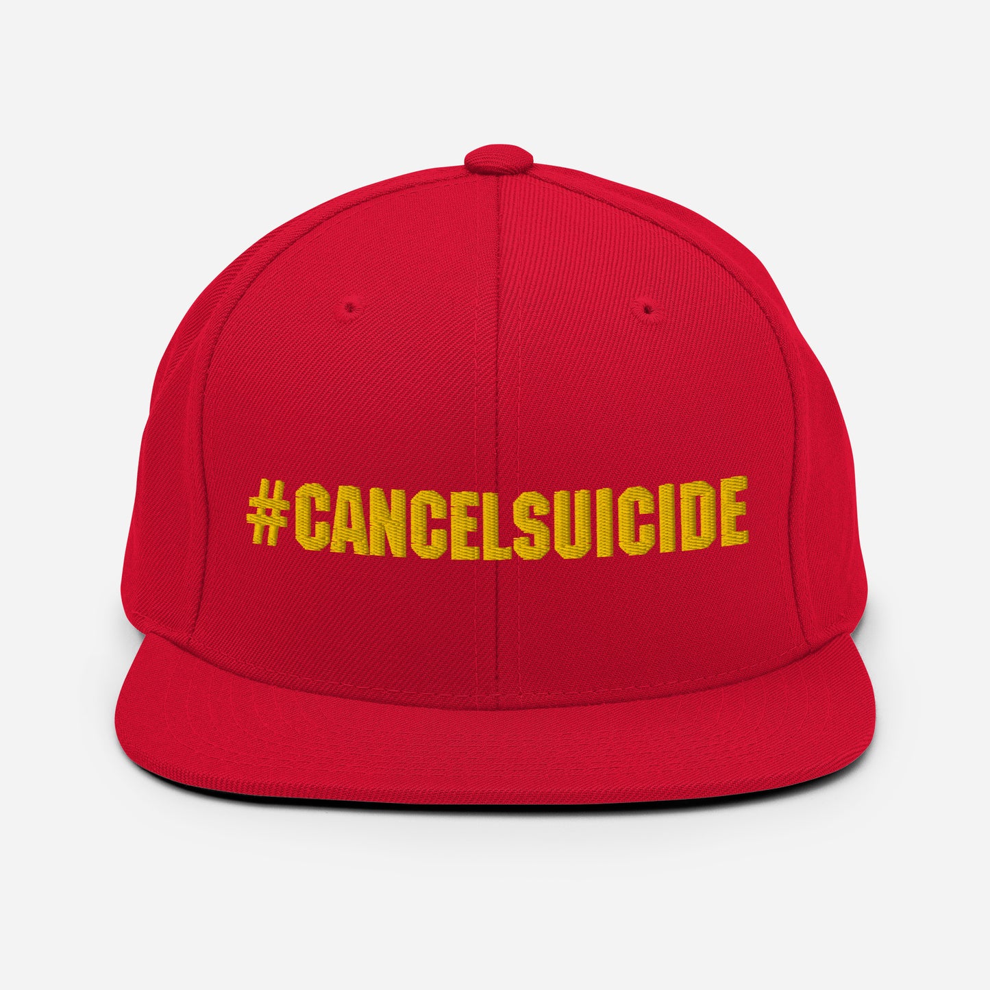 Veteran's Cancel Suicide Snapback Hat