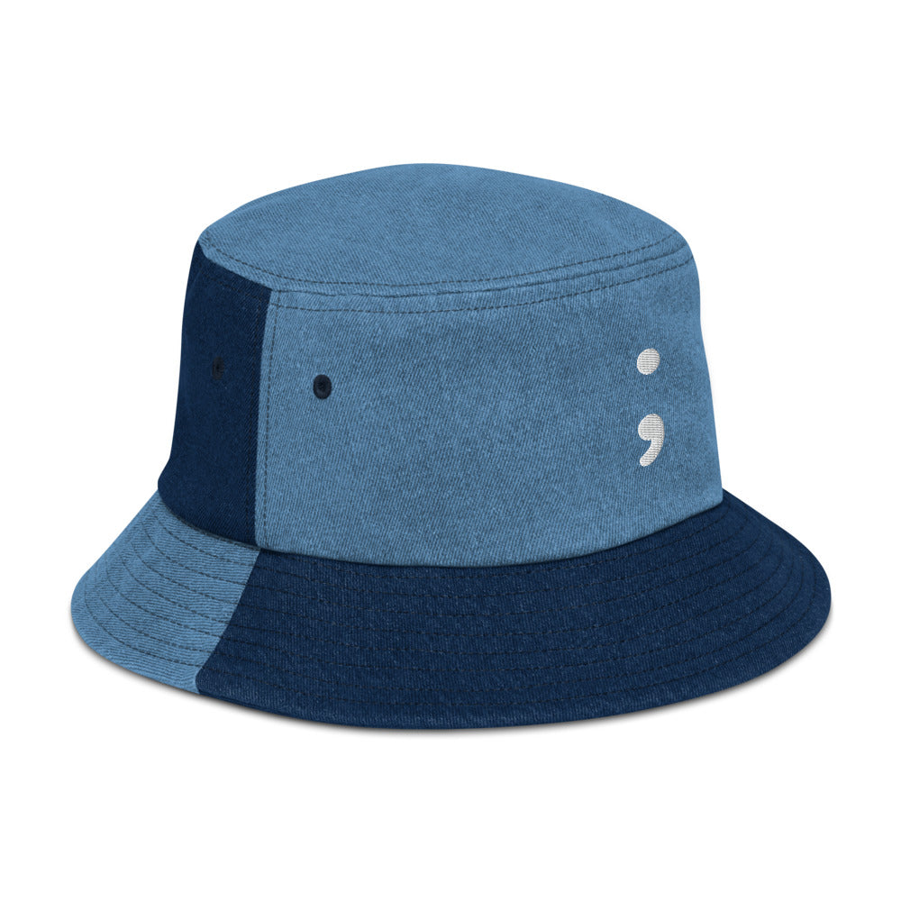 安い買取 本物 - peaceminusone PMO DENIM BUCKET HAT BLUE - 公式