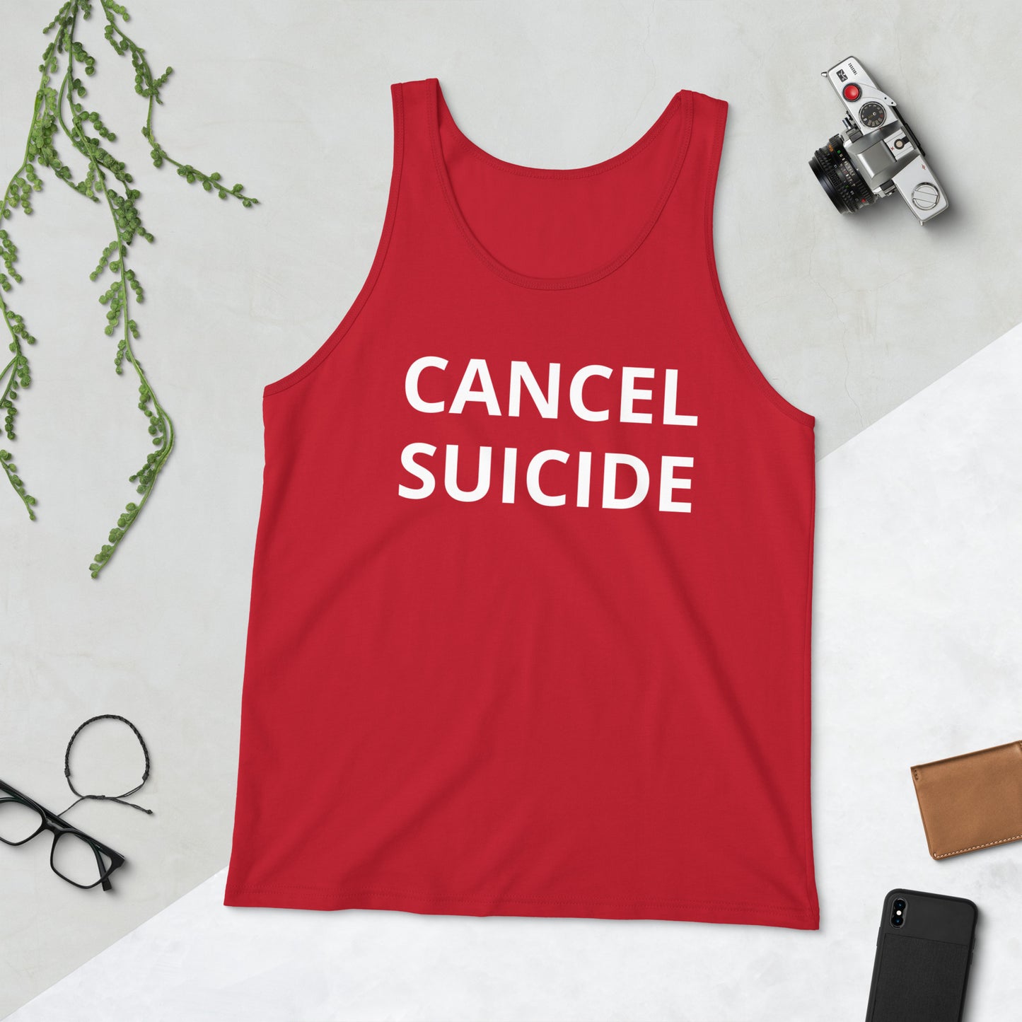 Cancel Suicide Men's Tank Top