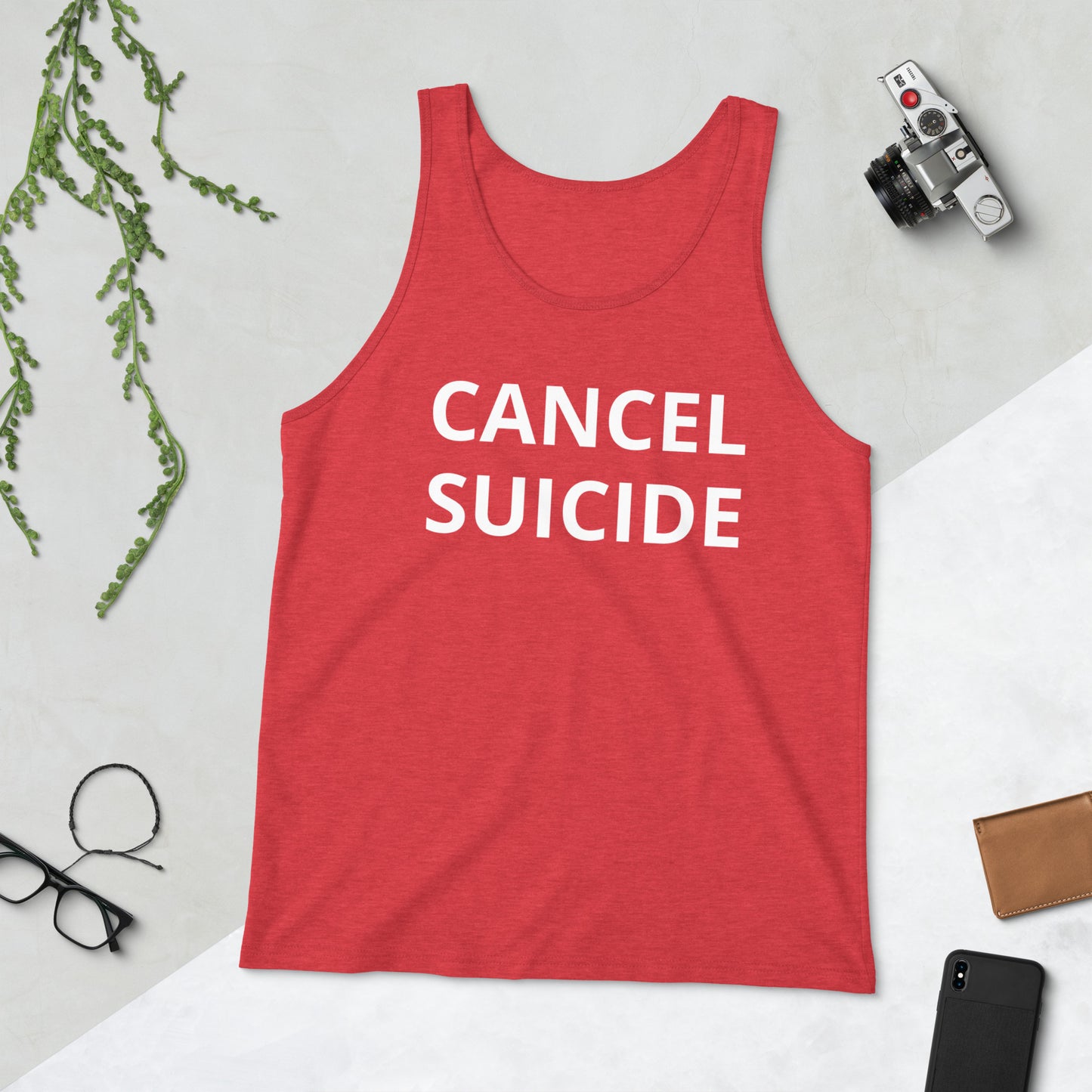 Cancel Suicide Men's Tank Top