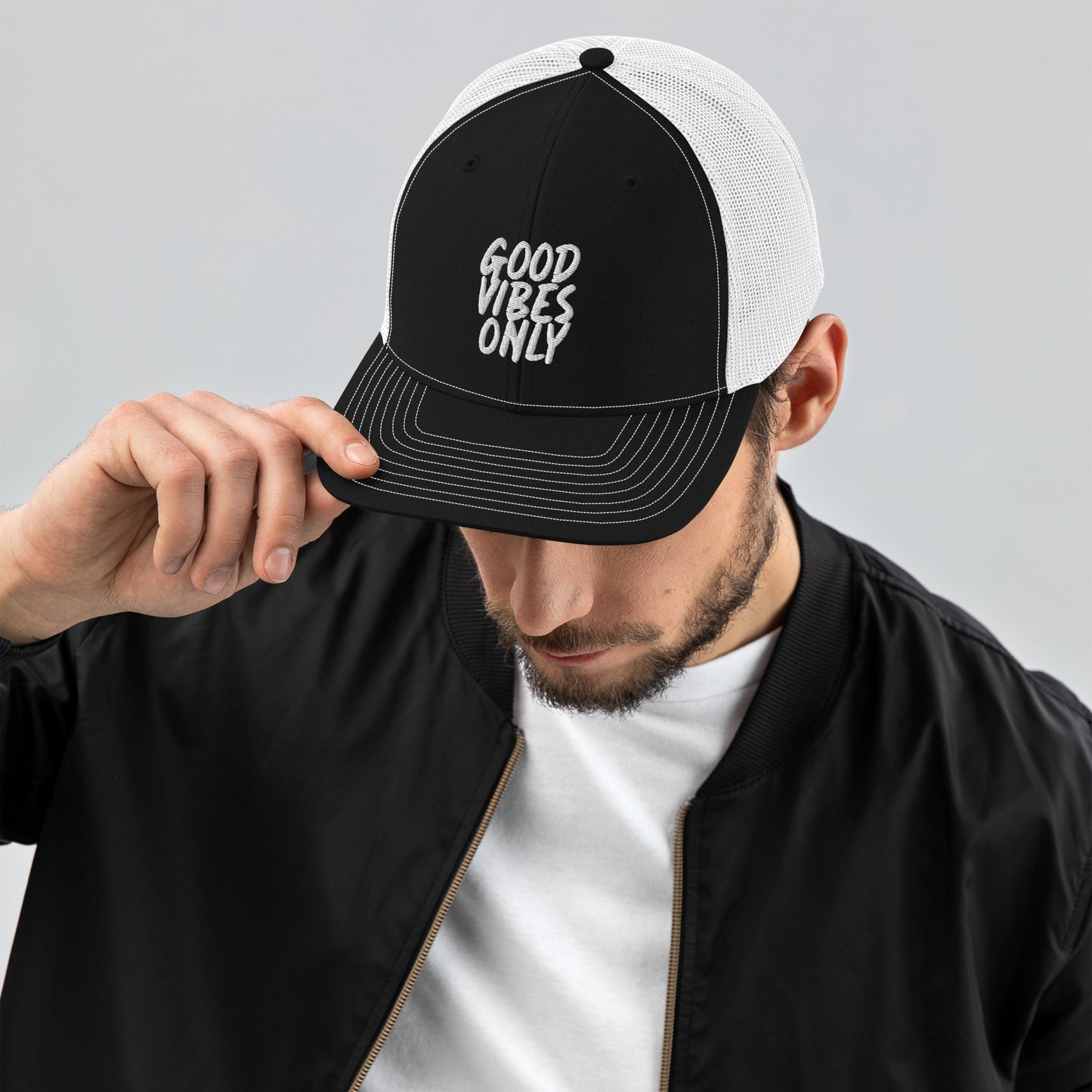 GOOD VIBES ONLY Trucker Cap