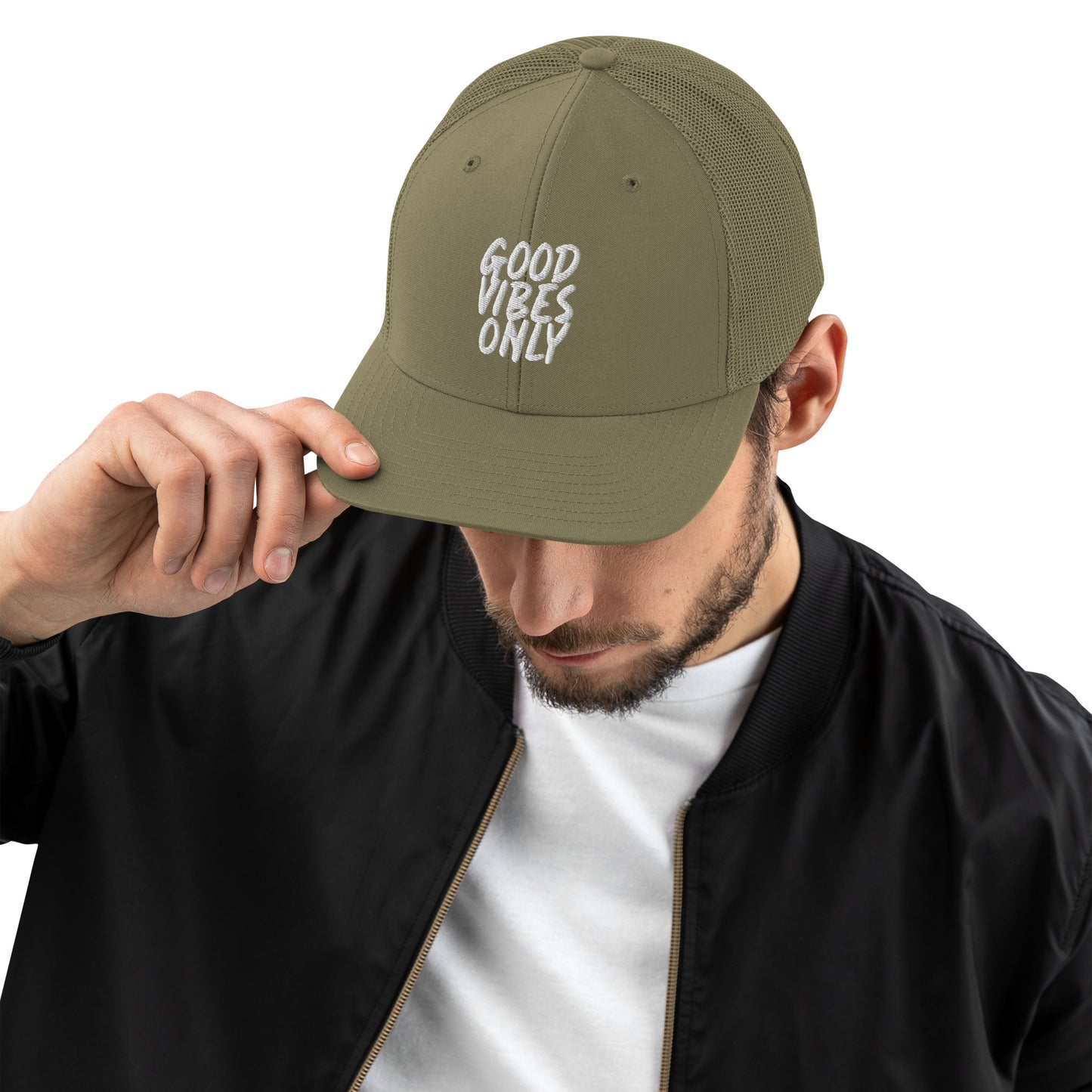 GOOD VIBES ONLY Trucker Cap