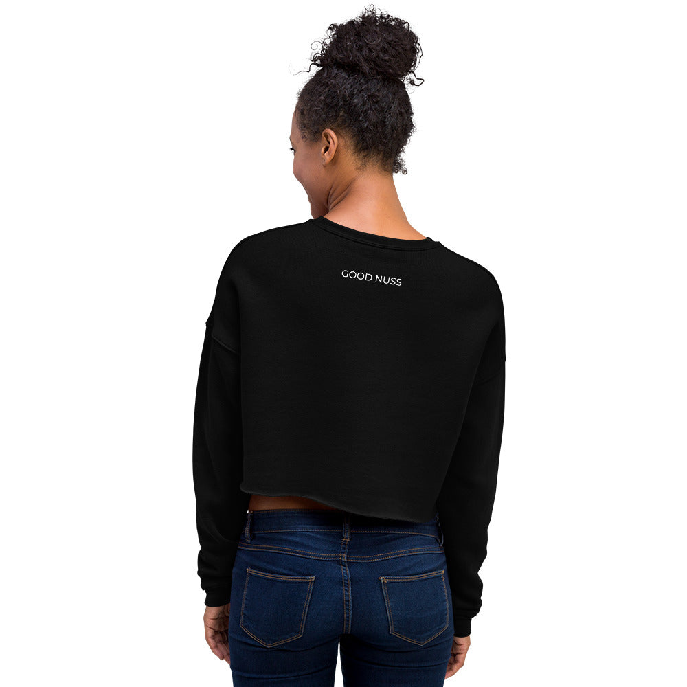 good vibes only Women's Crop Sweatshirt