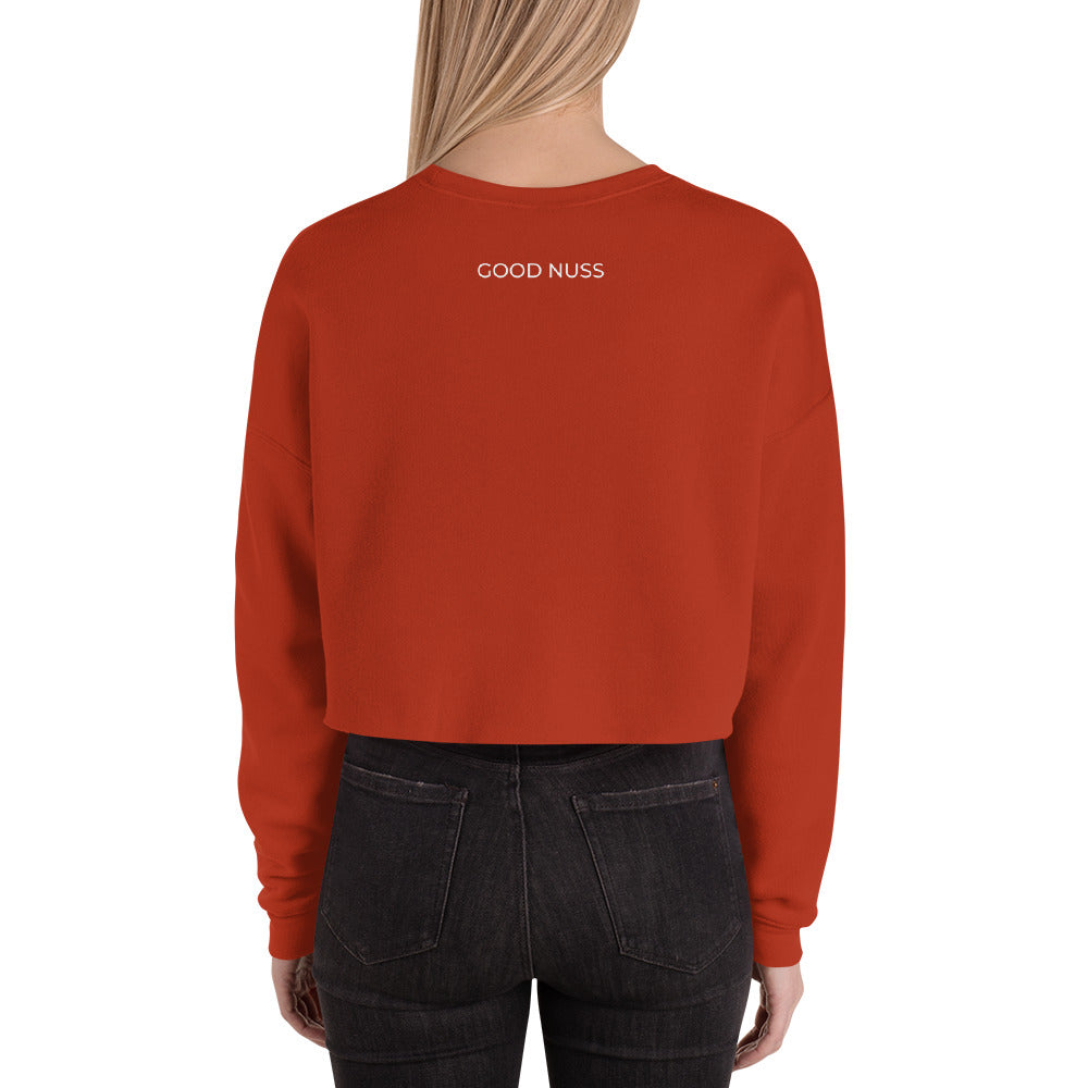 good vibes only Women's Crop Sweatshirt