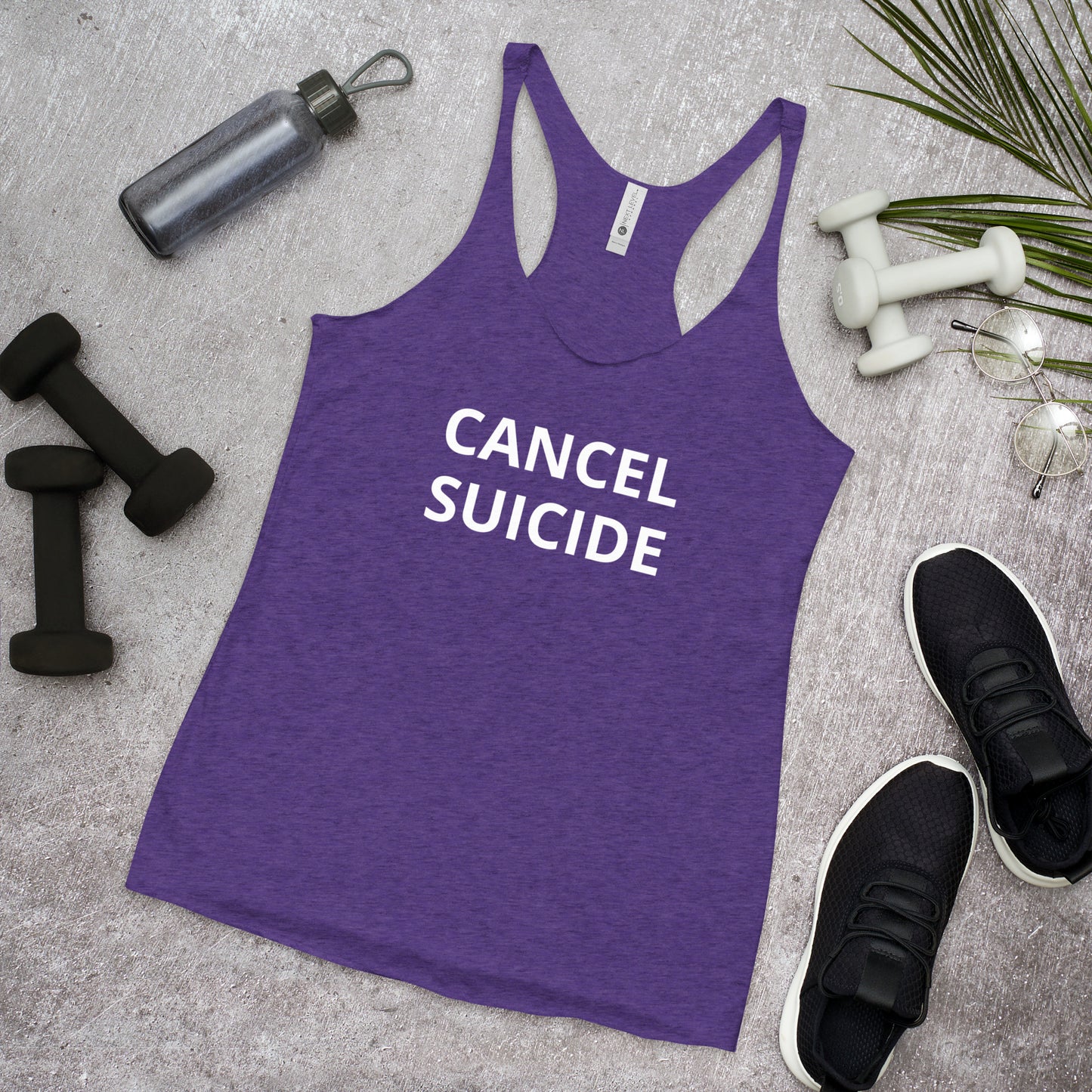 Cancel Suicide Women's Racerback Tank